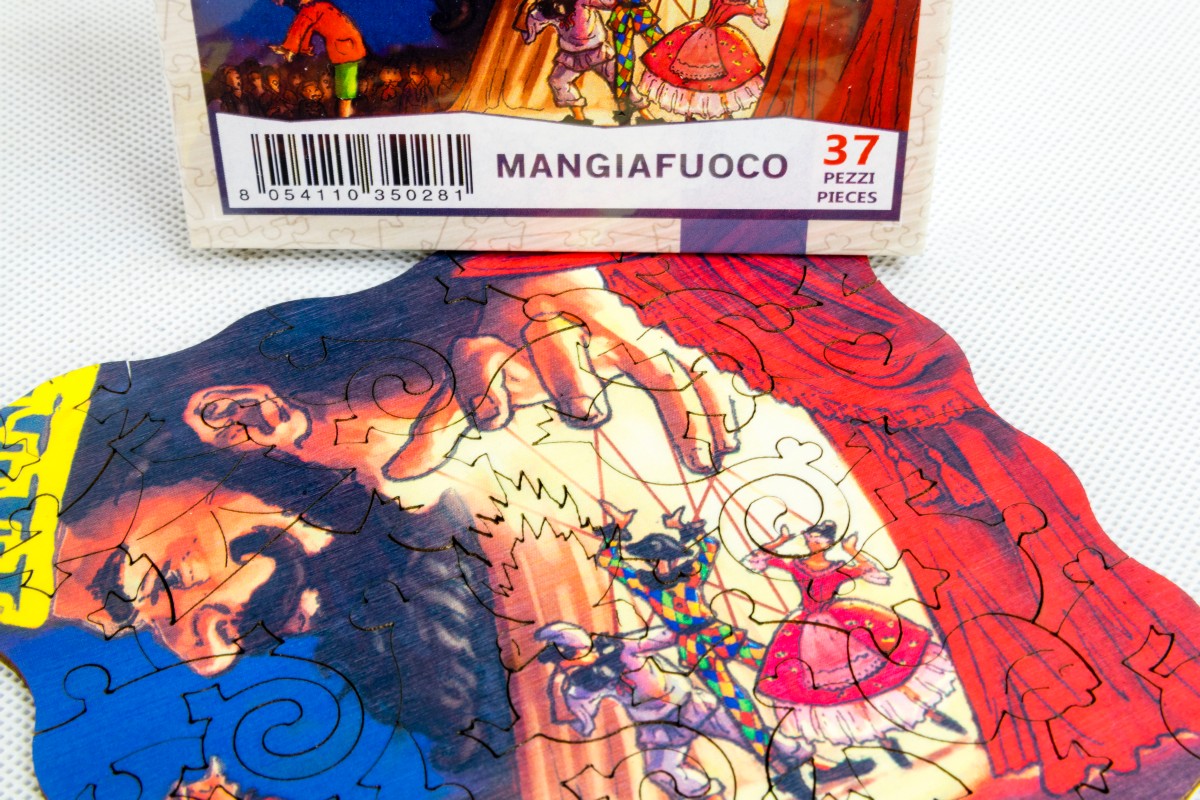 Pinocchio: Mangiafuoco - Puzzle di legno