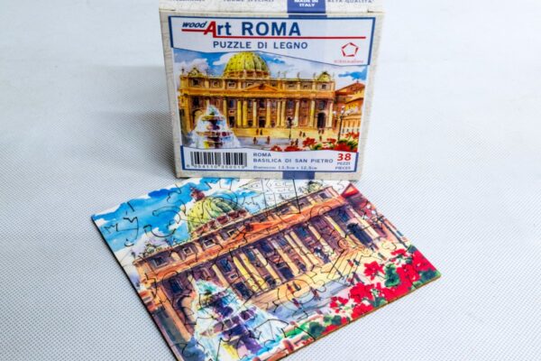 Roma, Basilica di San Pietro, puzzle di legno, FORMAcultura