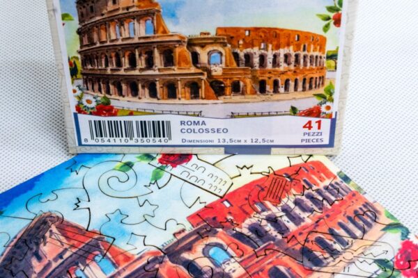 Roma, Colosseo, puzzle di legno, FORMAcultura