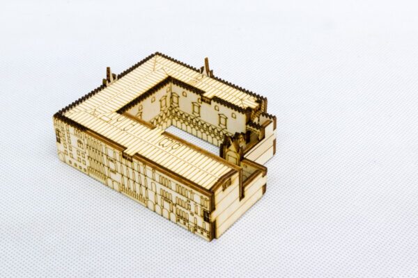 Venezia Palazzo Ducale modellino di legno formacultura